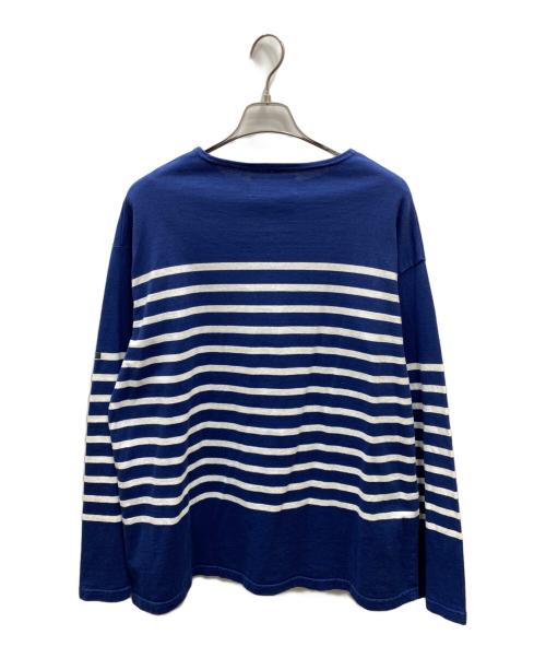 OUTIL（ウティ）OUTIL (ウティ) バスクシャツ ブルー×ホワイト サイズ:3の古着・服飾アイテム