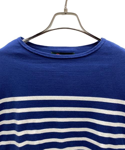 OUTIL（ウティ）OUTIL (ウティ) バスクシャツ ブルー×ホワイト サイズ:3の古着・服飾アイテム