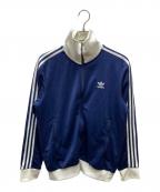 adidasアディダス）の古着「ベッケンバウアー トラックジャケット」｜ネイビー×ホワイト