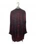 ETOILE isabel marant (イザベル マラン エトワール) シルクブラウスワンピース ブラック×レッド サイズ:2：7000円