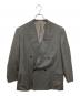 Yves Saint Laurent (イヴサンローラン) ダブルジャケットセットアップ グレー サイズ:C-98 W-88 T-175：9000円