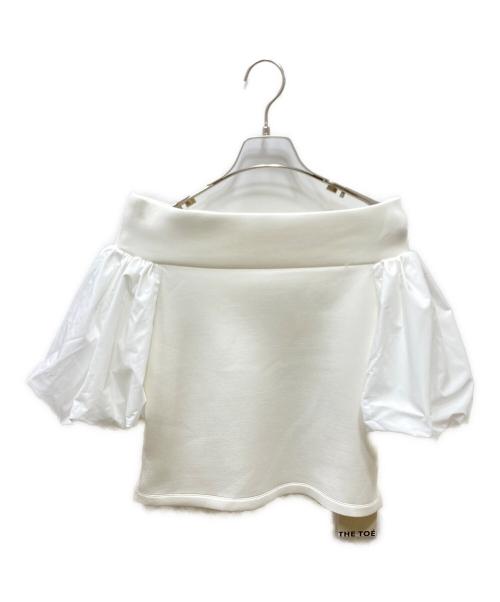 THE TOE（ザ・トゥー）THE TOE (ザ・トゥー) Evriopis Docking Topsブラウス ホワイト サイズ:2の古着・服飾アイテム