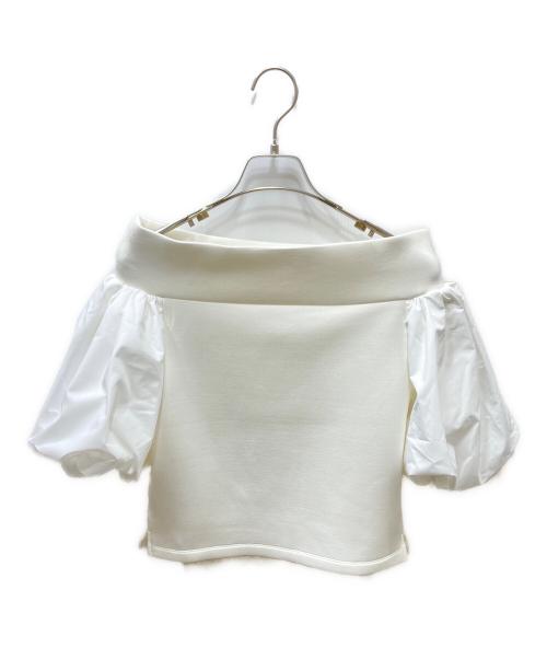 THE TOE（ザ・トゥー）THE TOE (ザ・トゥー) Evriopis Docking Topsブラウス ホワイト サイズ:2の古着・服飾アイテム