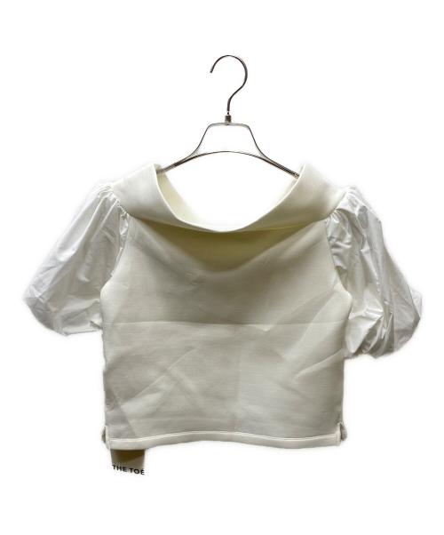 THE TOE（ザ・トゥー）THE TOE (ザ・トゥー) Evriopis Docking Topsブラウス ホワイト サイズ:2の古着・服飾アイテム