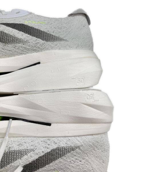 adidas（アディダス）adidas (アディダス) ランニングシューズ メンズ アディゼロ プライム X 2.0 STRUNG ホワイト×グリーン サイズ:30.5の古着・服飾アイテム