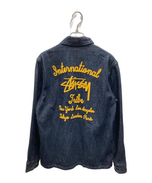 stussy（ステューシー）stussy (ステューシー) International Tribe デニムジャケット インディゴ サイズ:Sの古着・服飾アイテム