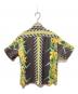 Sun Surf (サンサーフ) LILY BORDERアロハシャツ ブラウン×イエロー サイズ:S：7000円