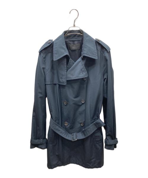 PRADA（プラダ）PRADA (プラダ) トレンチコート ネイビー サイズ:50の古着・服飾アイテム