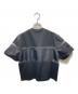 sacai (サカイ) ブラックボーダーシースルー 半袖 Tシャツ ブラック サイズ:1：16000円