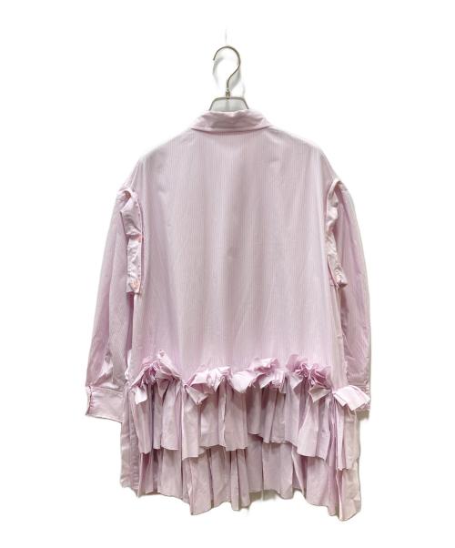 Snidel（スナイデル）Snidel (スナイデル) リボン2WAYシャツ ピンク サイズ:Freeの古着・服飾アイテム