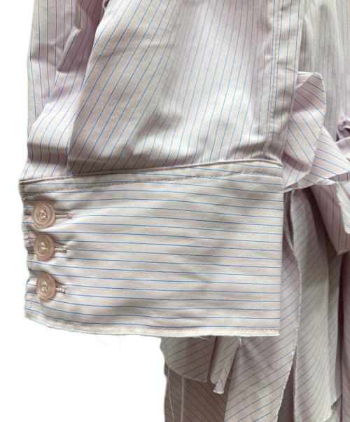 Snidel（スナイデル）Snidel (スナイデル) リボン2WAYシャツ ピンク サイズ:Freeの古着・服飾アイテム