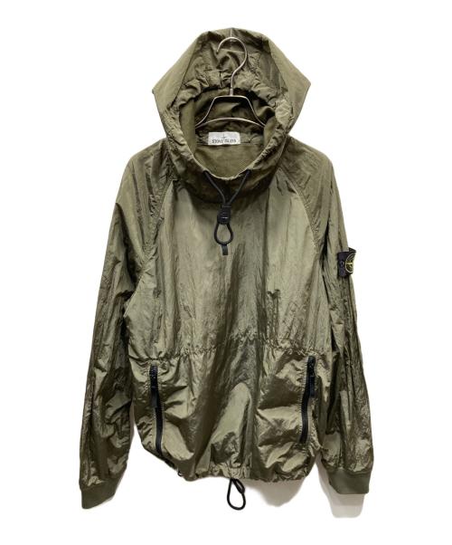 STONE ISLAND（ストーンアイランド）STONE ISLAND (ストーンアイランド) NYLON METAL HOODED SMOCK ナイロンスモック グリーン サイズ:Lの古着・服飾アイテム