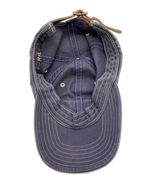 RRL（ダブルアールエル）RRL (ダブルアールエル) Logo Patch Twill Trucker Cap ロゴパッチトラッカーキャップ ネイビー サイズ:ONE SIZE FITS ALLの古着・服飾アイテム