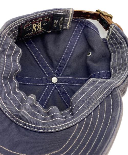 RRL（ダブルアールエル）RRL (ダブルアールエル) Logo Patch Twill Trucker Cap ロゴパッチトラッカーキャップ ネイビー サイズ:ONE SIZE FITS ALLの古着・服飾アイテム
