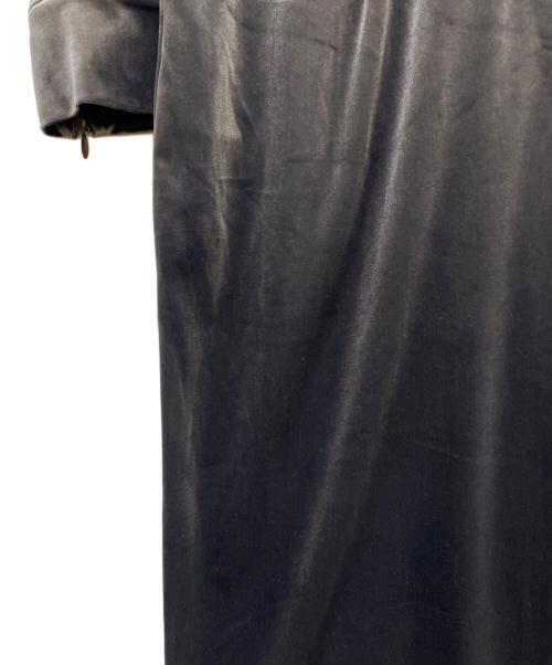 YAECA（ヤエカ）YAECA (ヤエカ) Fastener slit velours jumpsuit / ファスナースリットジャンプスーツ グレー サイズ:38の古着・服飾アイテム