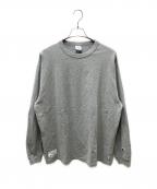 Champion×WTAPSチャンピオン×ダブルタップス）の古着「21SS ChampionL/S T-Shirt ロングスリーブカットソー」｜グレー