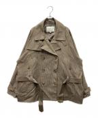 Ameriアメリ）の古着「DADDY MIDI TRENCH COAT コート」｜ブラウン
