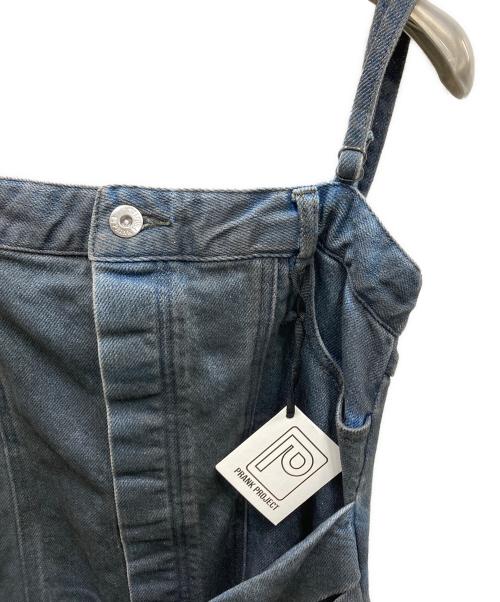 PRANK PROJECT（プランクプロジェクト）PRANK PROJECT (プランクプロジェクト) 2WAY Lame Denim Dress キャミソールワンピース インディゴ サイズ:36の古着・服飾アイテム