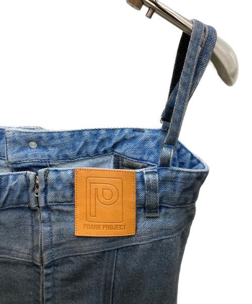 PRANK PROJECT（プランクプロジェクト）PRANK PROJECT (プランクプロジェクト) 2WAY Lame Denim Dress キャミソールワンピース インディゴ サイズ:36の古着・服飾アイテム