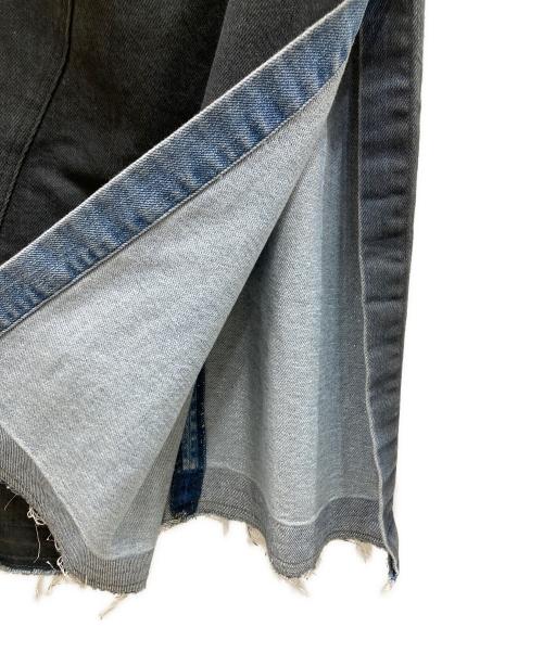 PRANK PROJECT（プランクプロジェクト）PRANK PROJECT (プランクプロジェクト) 2WAY Lame Denim Dress キャミソールワンピース インディゴ サイズ:36の古着・服飾アイテム