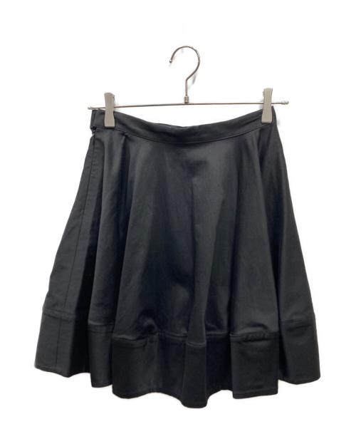 LIMI feu（リミフゥ）LIMI feu (リミフゥ) コットンストレッチ立体ミニスカート ブラック サイズ:Sの古着・服飾アイテム