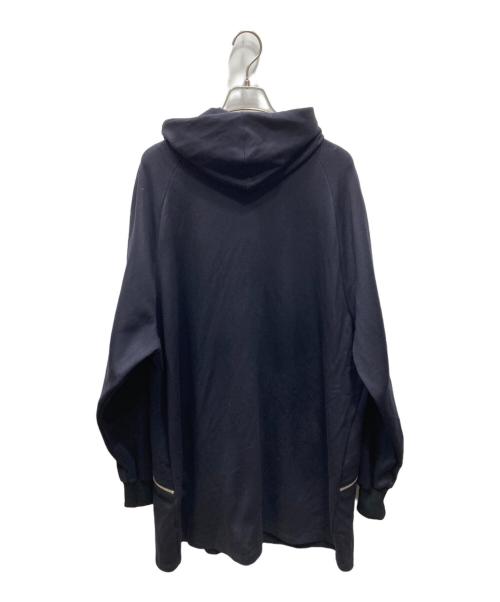 ACOUD by CHANU（アクオド バイ チャヌ）ACOUD by CHANU (アクオド バイ チャヌ) ロングジップデザインパーカー ネイビー サイズ:Freeの古着・服飾アイテム