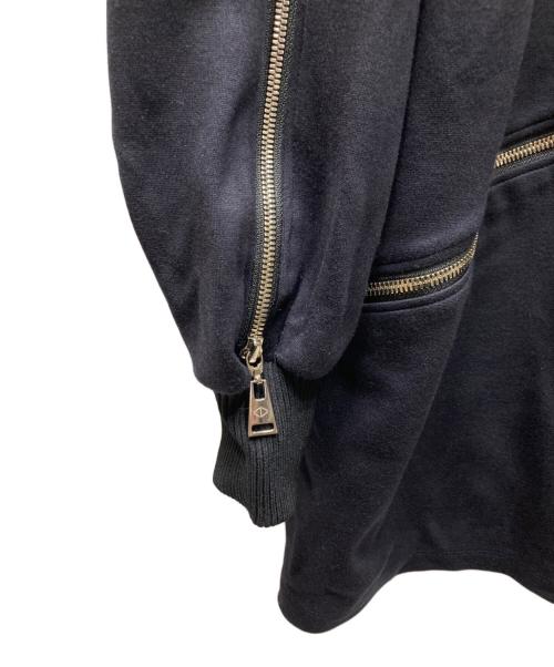 ACOUD by CHANU（アクオド バイ チャヌ）ACOUD by CHANU (アクオド バイ チャヌ) ロングジップデザインパーカー ネイビー サイズ:Freeの古着・服飾アイテム