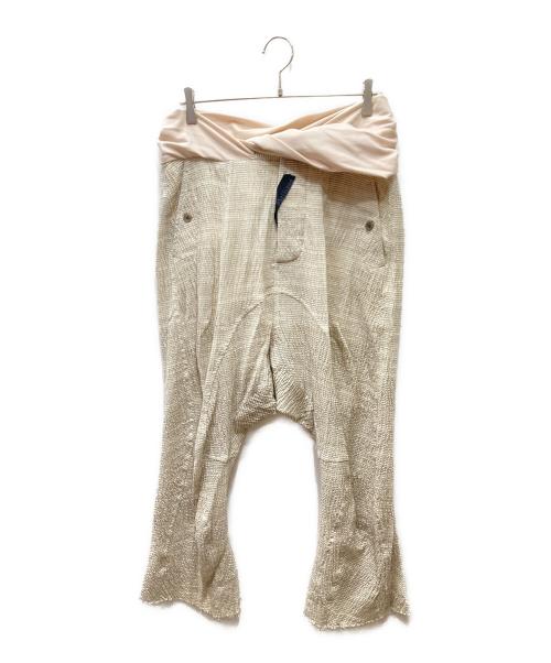 JOHN GALLIANO（ジョンガリアーノ）JOHN GALLIANO (ジョンガリアーノ) コットン イージーパンツ アイボリー サイズ:48の古着・服飾アイテム