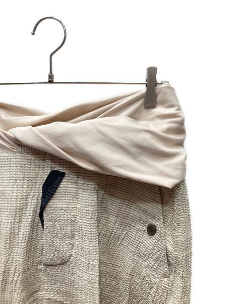 JOHN GALLIANO（ジョンガリアーノ）JOHN GALLIANO (ジョンガリアーノ) コットン イージーパンツ アイボリー サイズ:48の古着・服飾アイテム