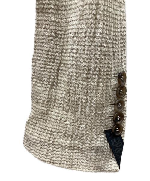 JOHN GALLIANO（ジョンガリアーノ）JOHN GALLIANO (ジョンガリアーノ) デザインコットン ジャケット アイボリー サイズ:50の古着・服飾アイテム