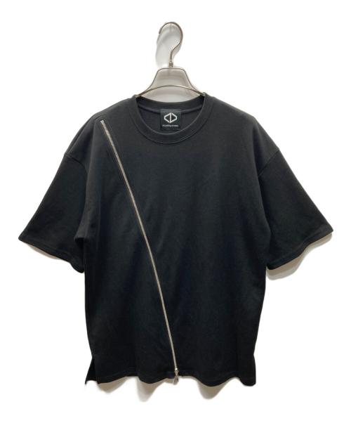 ACOUD by CHANU（アクオド バイ チャヌ）ACOUD by CHANU (アクオド バイ チャヌ) ジップデザインTシャツ ブラック サイズ:Freeの古着・服飾アイテム