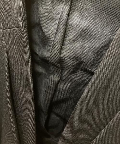 HAIDER ACKERMANN（ハイダーアッカーマン）HAIDER ACKERMANN (ハイダーアッカーマン) 変形ノーカラージャケット ブラック サイズ:36の古着・服飾アイテム