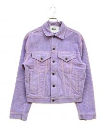 MSGM（エムエスジーエム）の古着「コーデュロイジャケット」｜パープル
