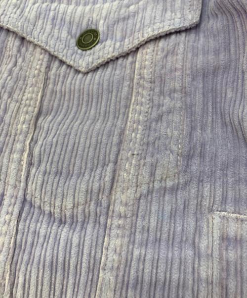 MSGM（エムエスジーエム）MSGM (エムエスジーエム) コーデュロイジャケット パープル サイズ:SIZE 48の古着・服飾アイテム