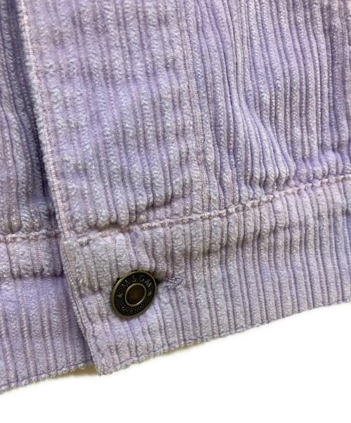 MSGM（エムエスジーエム）MSGM (エムエスジーエム) コーデュロイジャケット パープル サイズ:SIZE 48の古着・服飾アイテム