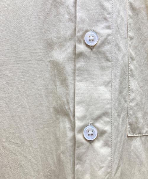 AURALEE（オーラリー）AURALEE (オーラリー) WASHED FINX TWILL BIG HALF SLEEVED SHIRTS コットン半袖シャツ イエロー サイズ:4の古着・服飾アイテム