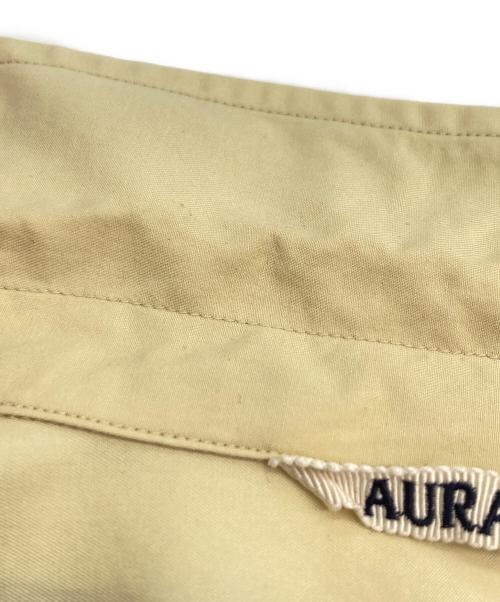 AURALEE（オーラリー）AURALEE (オーラリー) WASHED FINX TWILL BIG HALF SLEEVED SHIRTS コットン半袖シャツ イエロー サイズ:4の古着・服飾アイテム