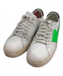 OFFWHITE（オフホワイト）の古着「ローカットスニーカー」｜ホワイト×グリーン