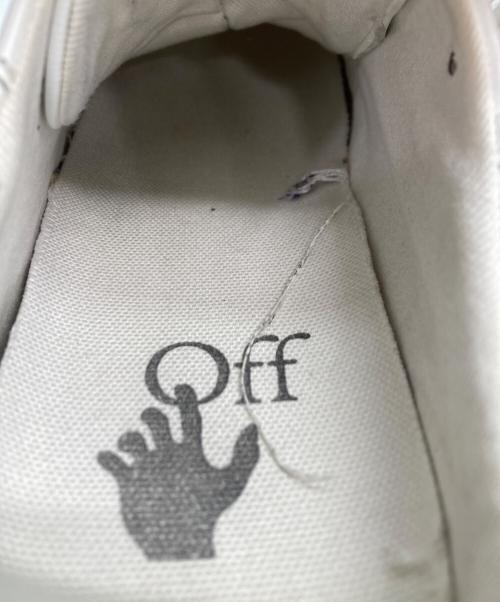 OFFWHITE（オフホワイト）OFFWHITE (オフホワイト) ローカットスニーカー ホワイト×グリーン サイズ:40の古着・服飾アイテム