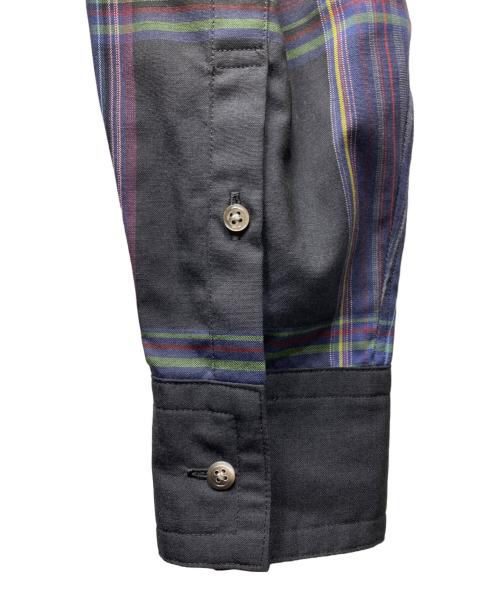 AURALEE（オーラリー）AURALEE (オーラリー) SUPER LIGHT WOOL CHECK MAXI ONE-PIECE ブラックの古着・服飾アイテム