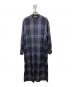 AURALEE（オーラリー）の古着「SUPER LIGHT WOOL CHECK MAXI ONE-PIECE」｜ブラック