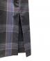 中古・古着 AURALEE (オーラリー) SUPER LIGHT WOOL CHECK MAXI ONE-PIECE ブラック：10000円