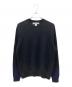 COMME des GARCONS SHIRT（コムデギャルソンシャツ）の古着「ウールニット」｜ブラック×ブルー