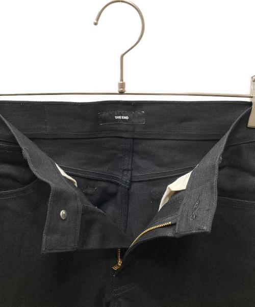 The End（ジ・エンド）THE END (ジ・エンド) SNEAKER CUT JEAN  BLACK/デニムパンツ ブラック サイズ:30 未使用品の古着・服飾アイテム