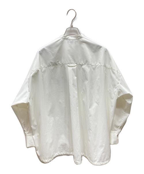 nagonstans（ナゴンスタンス）nagonstans (ナゴンスタンス) ハーフボタン プルオーバーシャツ ホワイト サイズ:Mの古着・服飾アイテム