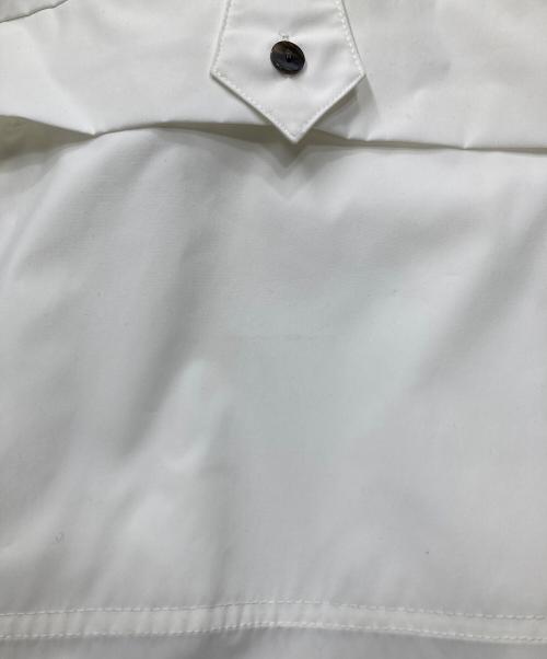 nagonstans（ナゴンスタンス）nagonstans (ナゴンスタンス) ハーフボタン プルオーバーシャツ ホワイト サイズ:Mの古着・服飾アイテム