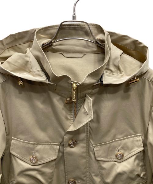 MACKINTOSH LONDON（マッキントッシュ ロンドン）MACKINTOSH LONDON (マッキントッシュ ロンドン) BERWICK メモリーストレッチフーデットブルゾン ベージュ サイズ:40の古着・服飾アイテム