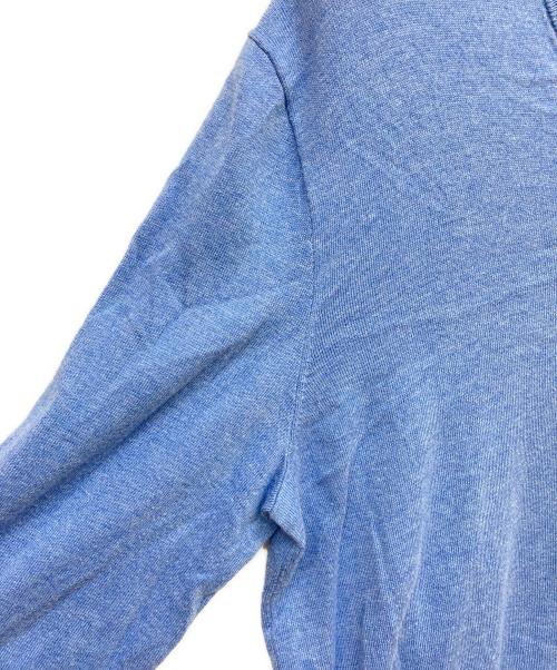 POLO RALPH LAUREN（ポロ・ラルフローレン）POLO RALPH LAUREN (ポロ・ラルフローレン) Vネックニット ブルー サイズ:Mの古着・服飾アイテム