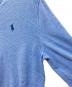 中古・古着 POLO RALPH LAUREN (ポロ・ラルフローレン) Vネックニット ブルー サイズ:M：7000円