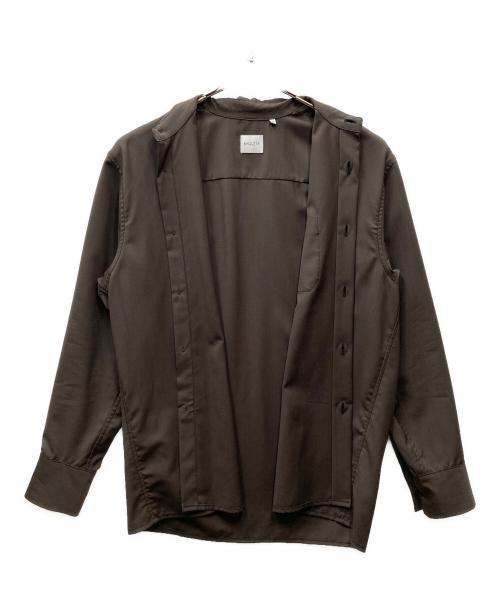 Bagutta（バグッタ）Bagutta (バグッタ) ウールシャツ カーキ サイズ:SIZE Sの古着・服飾アイテム